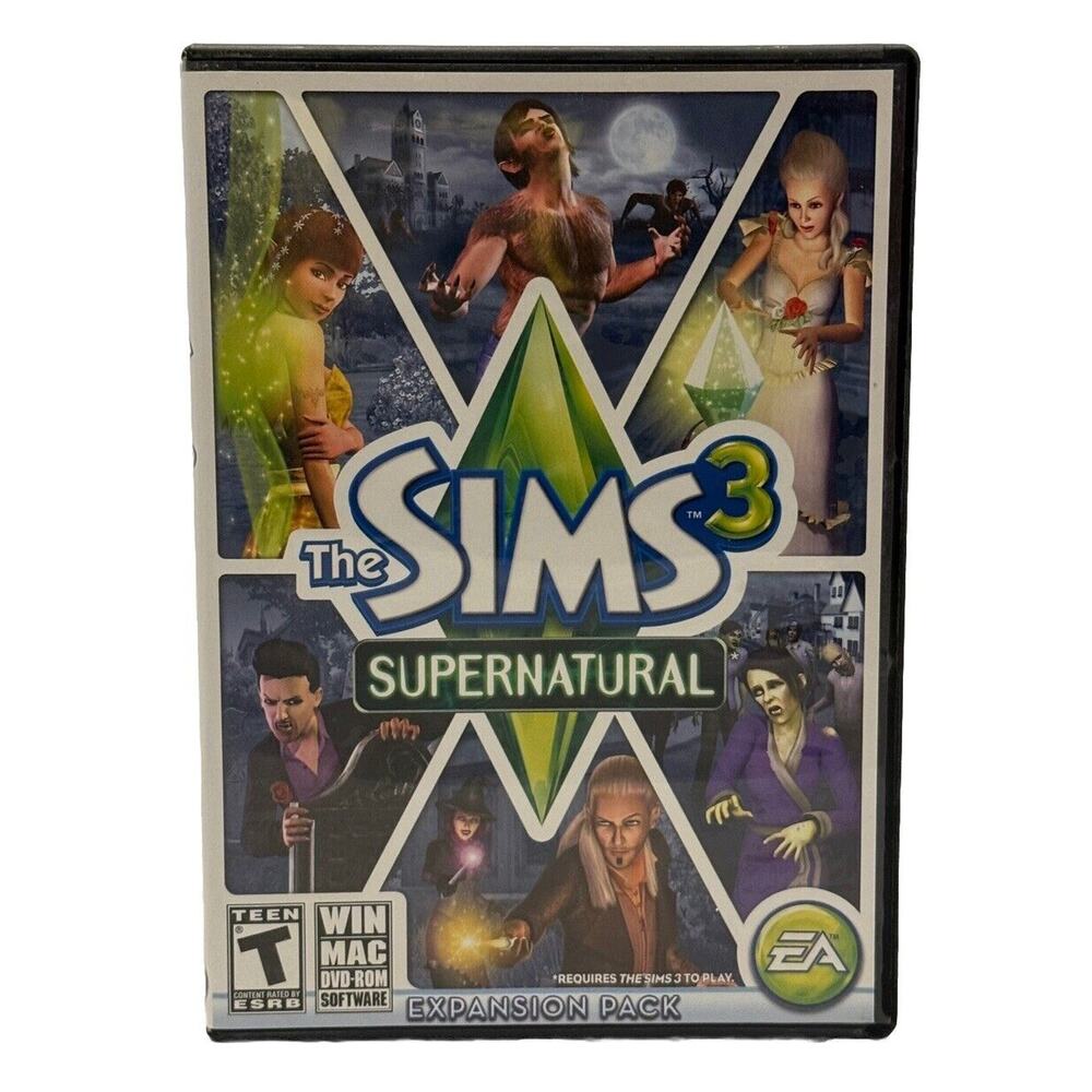 The Sims 3 Supernatural Expansion Pack PC/MAC - Very Good Condition